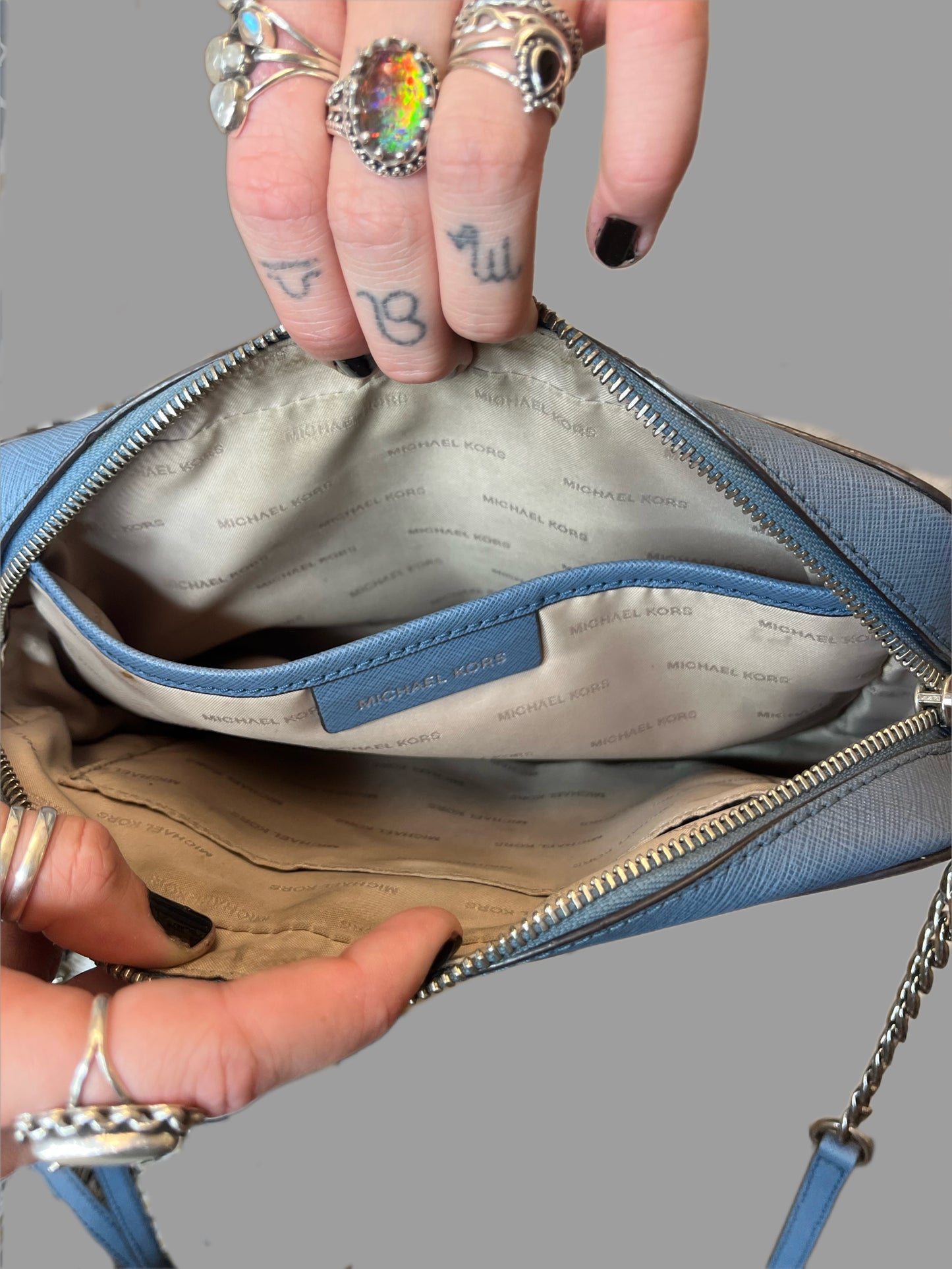 Michael Kors Blue Crossbody